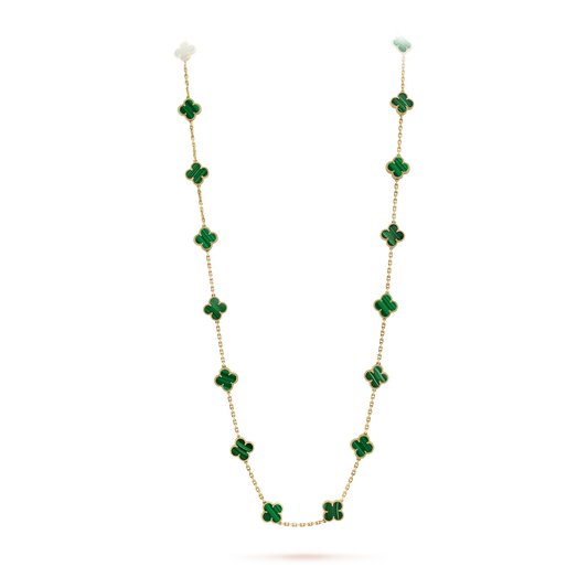 18K Vintage Alhambra 20 Motifs Long Necklace
