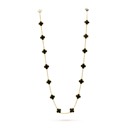 18K Vintage Alhambra 20 Motifs Long Necklace