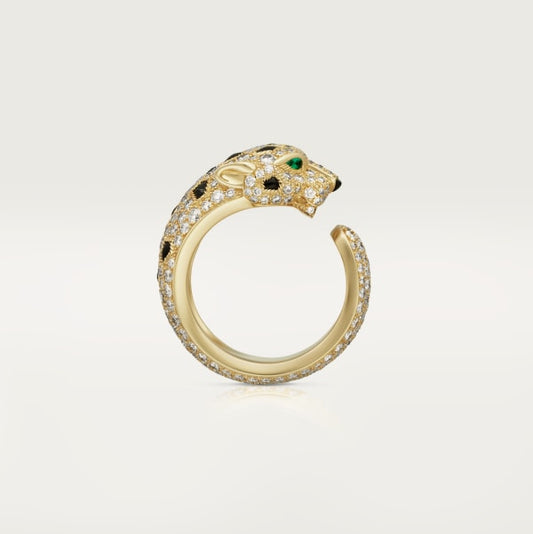 18K Panth̬re De Diamond Ring