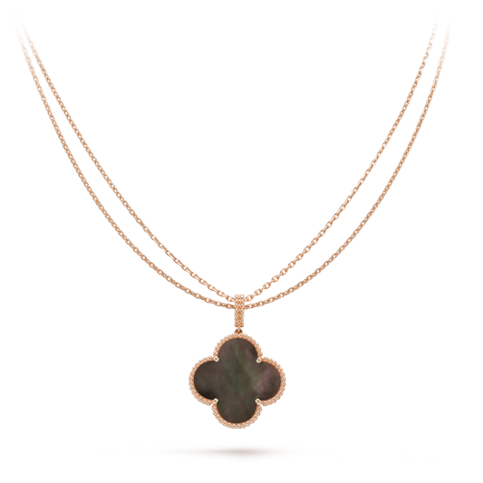 18K Magic Alhambra One Motif Pearl Necklace