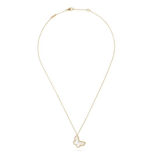 18K Sweet Alhambra Butterfly Necklace
