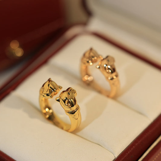 18K Panth̬re De Open Ring