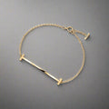 18K T Smile Bracelet