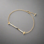 18K T Smile Bracelet