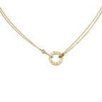 18K Love 2 Diamonds Necklace