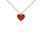 18K Sweet Alhambra Heart Pendant Necklace