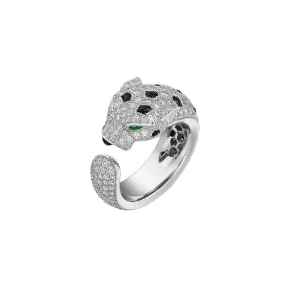 18K Panth̬re De Diamond Ring
