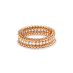 18K Perl̩e Diamonds Ring