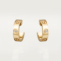 18K Love 2 Diamonds Earrings