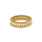 18K Perl̩e Diamonds Ring