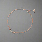 18K T Smile Diamond Bracelet