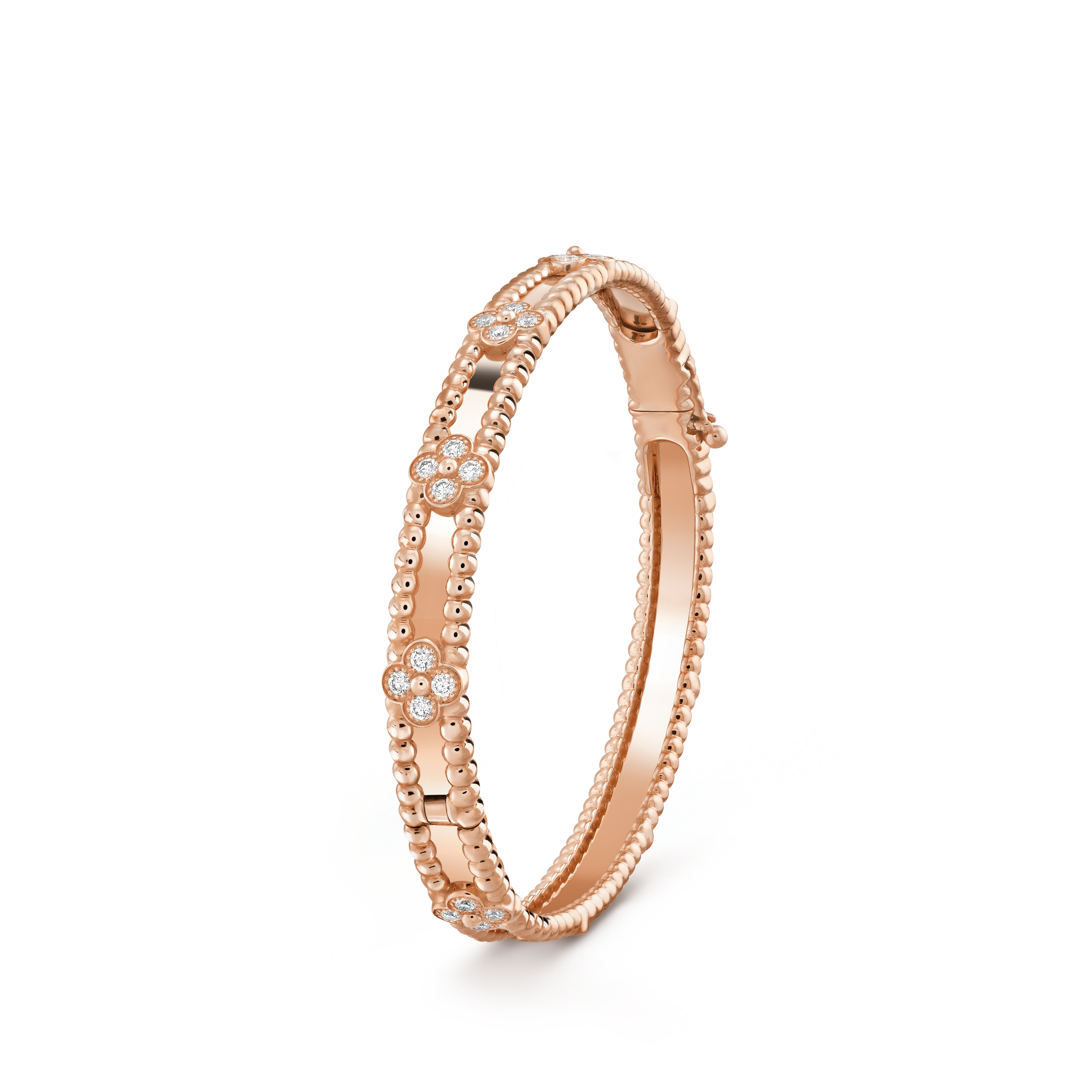 18K Perl̩e Sweet Clovers Small Bracelet