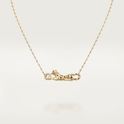 18K Panth̬re De Diamond Necklace