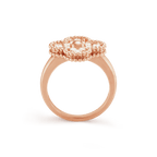 18K Vintage Alhambra Diamonds Ring