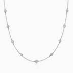 18K T Elsa Peretti Diamonds By The Yard Necklace