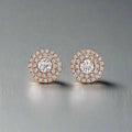 18K T Soleste Diamonds Rose Gold Earrings