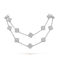 18K Vintage Alhambra 20 Motifs Long Necklace