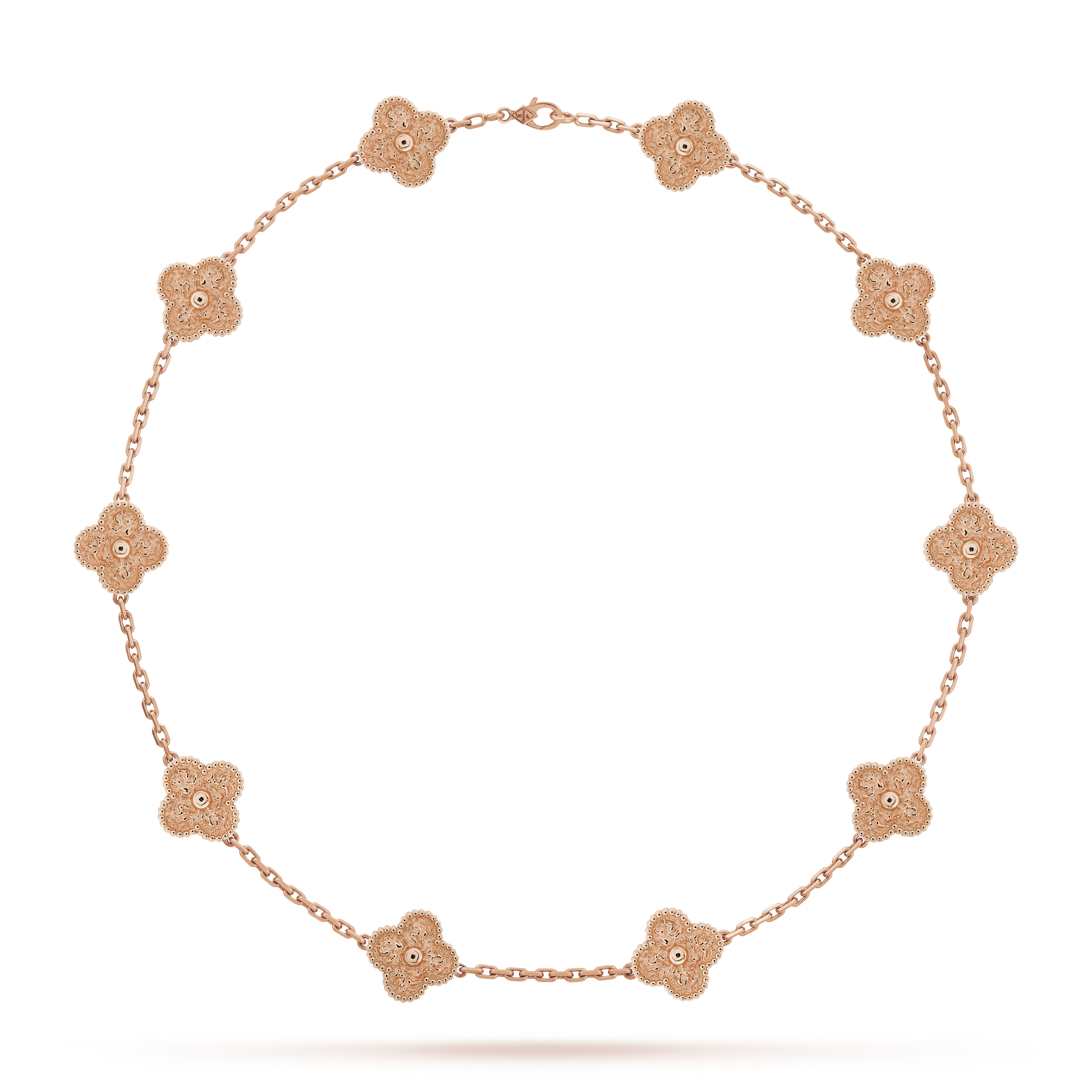 18K Vintage Alhambra 10 Motifs Necklace