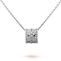 18K Perl̩e Clovers Pendant Necklace