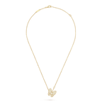 18K Two Butterfly Necklace