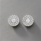 18K T Soleste Diamonds White Gold Earrings