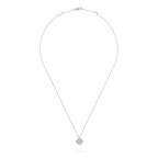 18K Sweet Alhambra Diamond Necklace