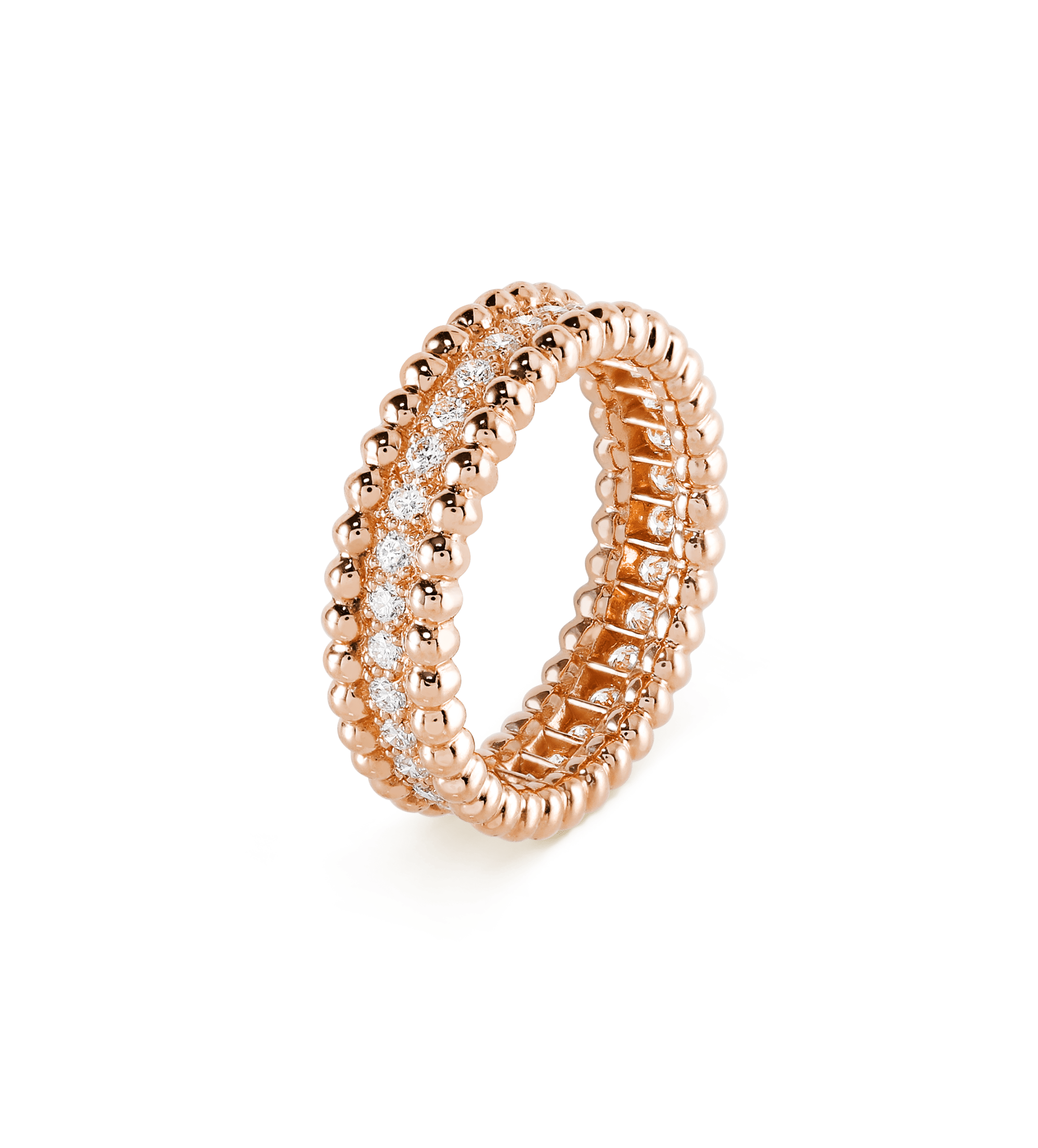 18K Perl̩e Diamonds Ring