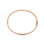 18K Perl̩e Diamonds One Row Bracelet