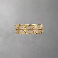 18K Yellow Gold Victoria Vine  Ring