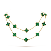 18K Vintage Alhambra 20 Motifs Long Necklace