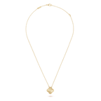 18K Vintage Alhambra Pendant Clover Necklace