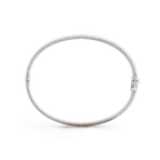 18K Perl̩e Diamonds One Row Bracelet