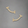 18K T Smile Diamonds Earrings