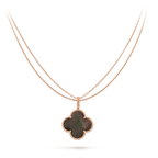 18K Magic Alhambra One Motif Pearl Necklace