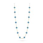 18K Vintage Alhambra 20 Motifs Long Necklace