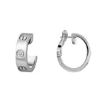 18K Love 2 Diamonds Earrings