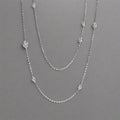 18K T Elsa Peretti Diamonds By The Yard Necklace