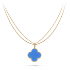 18K Magic Alhambra Agate Clover Necklace