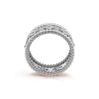 18K Perl̩e Clovers Ring