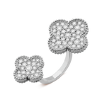 18KMagic Alhambra Diamond Ring