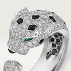 18K Panth̬re De Diamond Ring