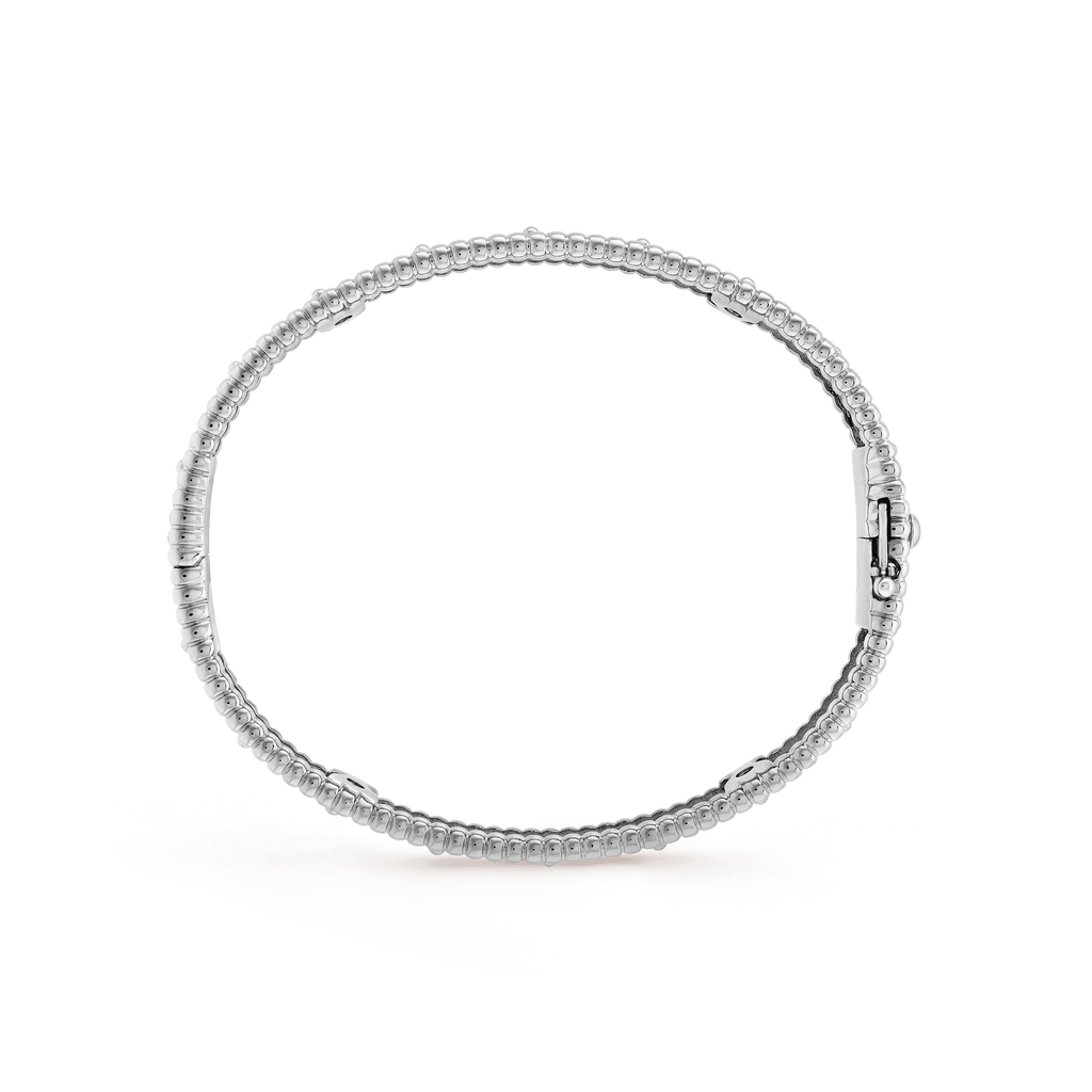 18K Perl̩e Clovers Bracelet