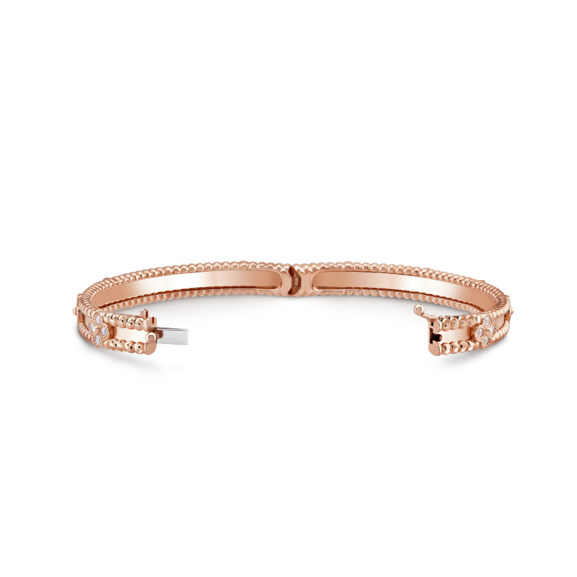 18K Perl̩e Sweet Clovers Small Bracelet