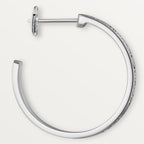 18K Love Pave Diamonds Earrings