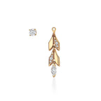 18K T Victoria Vine Convertible Drop Earrings