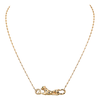 18K Panth̬re De Diamond Necklace