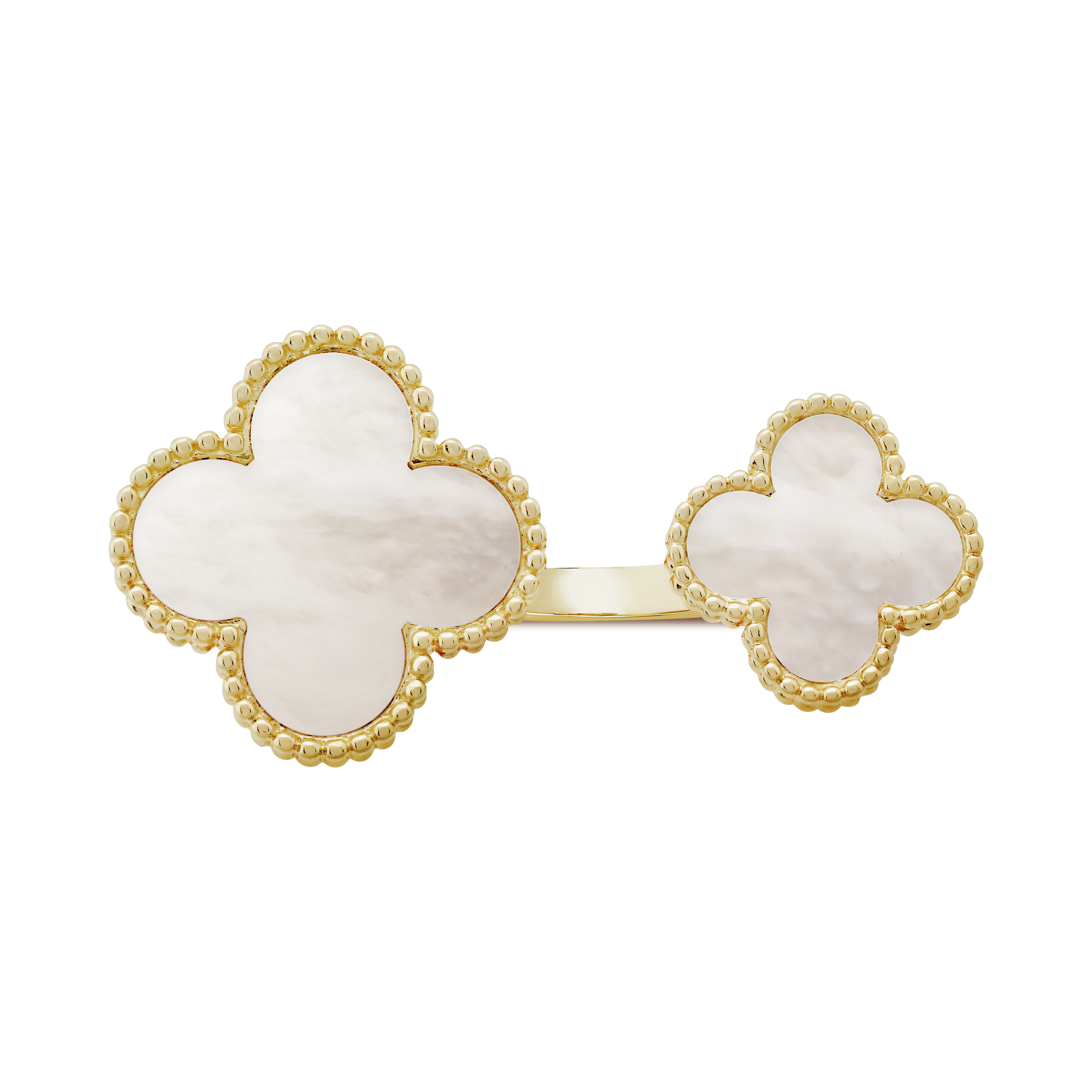 18K Magic Alhambra Mother Of Pearls Clover Ring