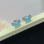 18K Sweet Alhambra Butterfly Stud Earrings