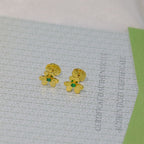 18K Frivole Mini Emerald Earrings