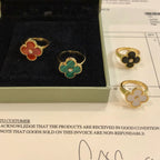 18K Vintage Alhambra Pearl Ring